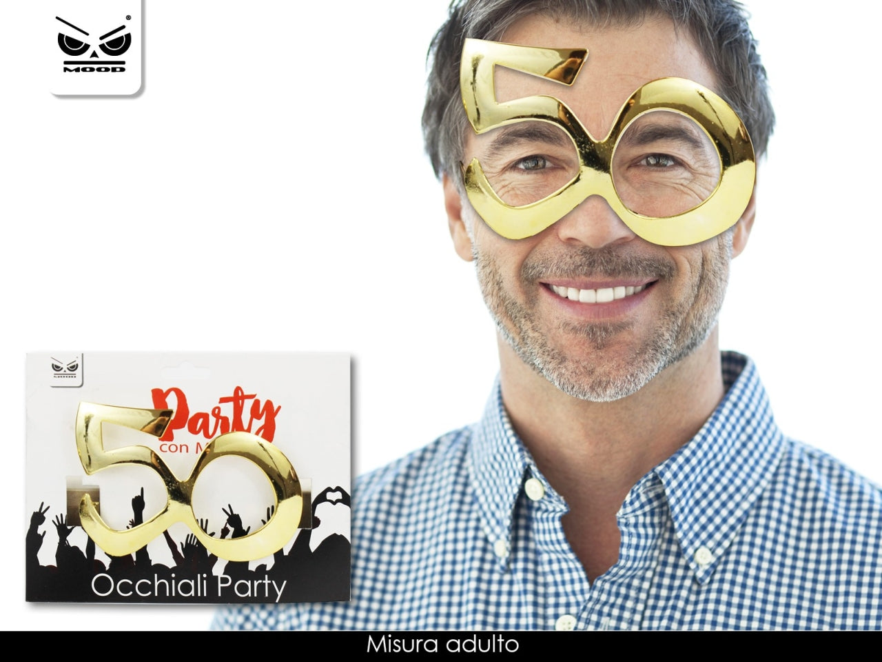 Occhiali gold 50 anni confezione da 6 occhiali