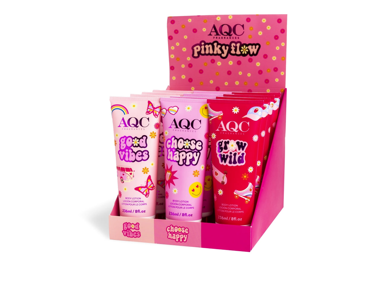 Aqc pinky flow crema corpo fragranza floreale 236ml