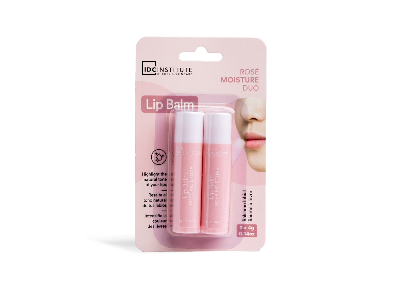 Balsamo labbra moisture rosÃ© blister 2 pezzi