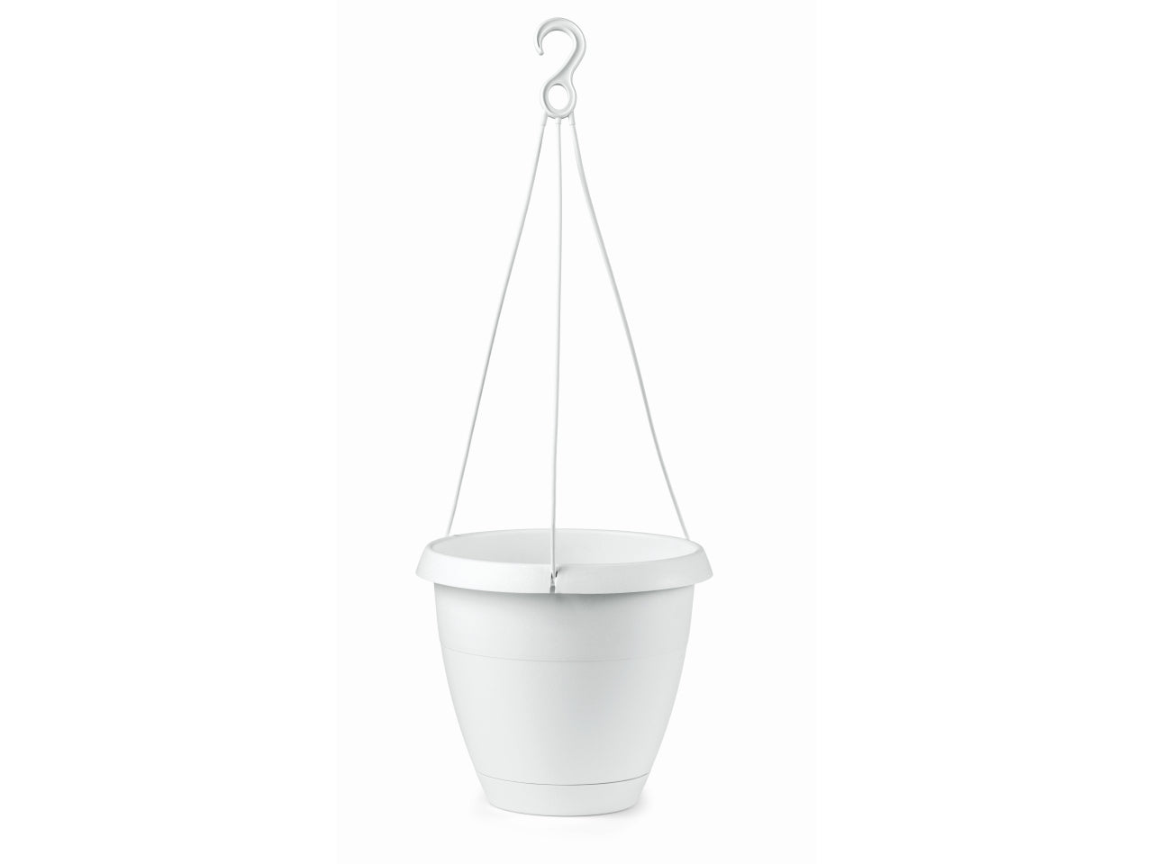 Vaso pensile Levia 30cm bianco