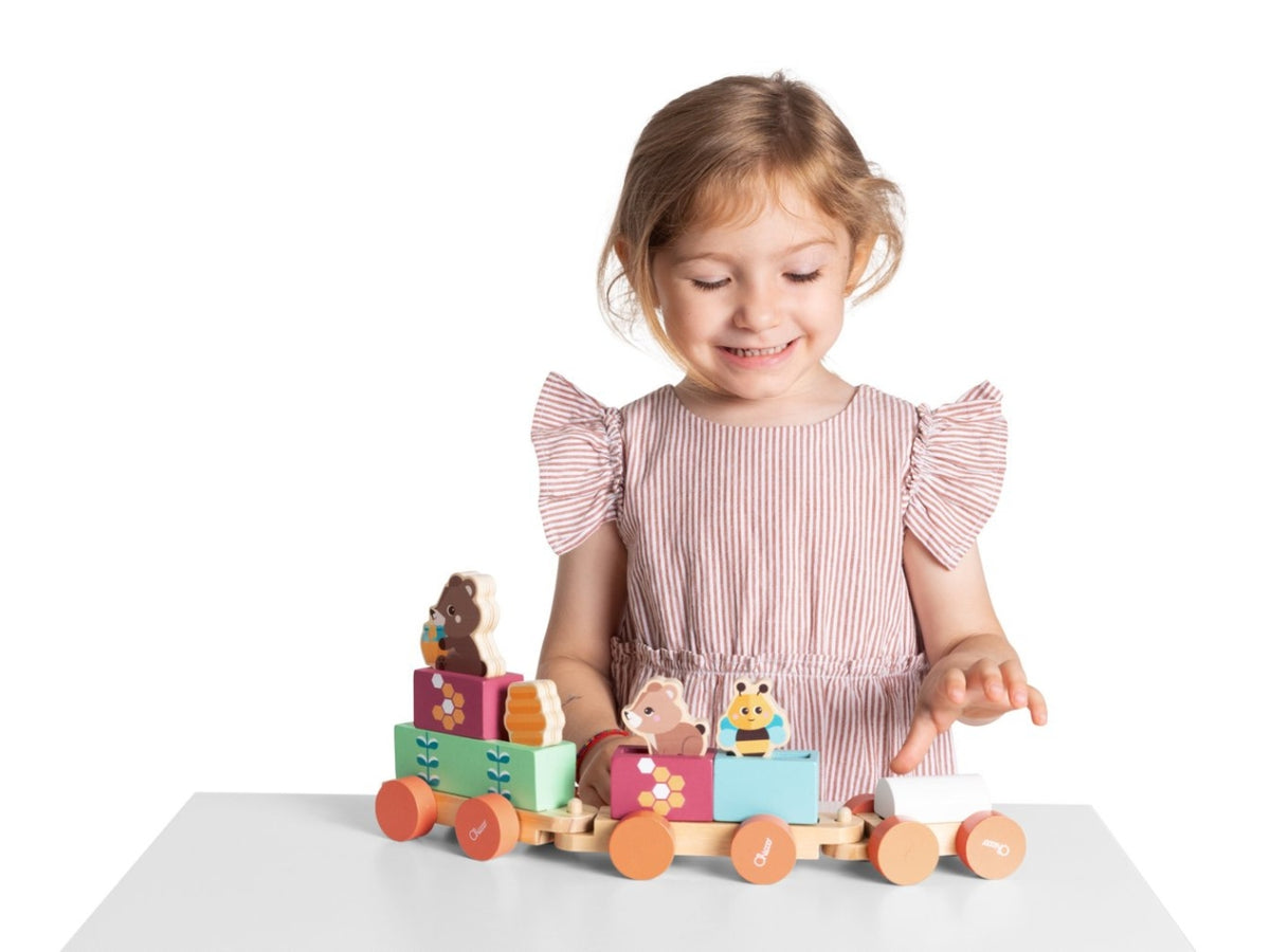 Chicco gioco legno treno degli degli orsetti
