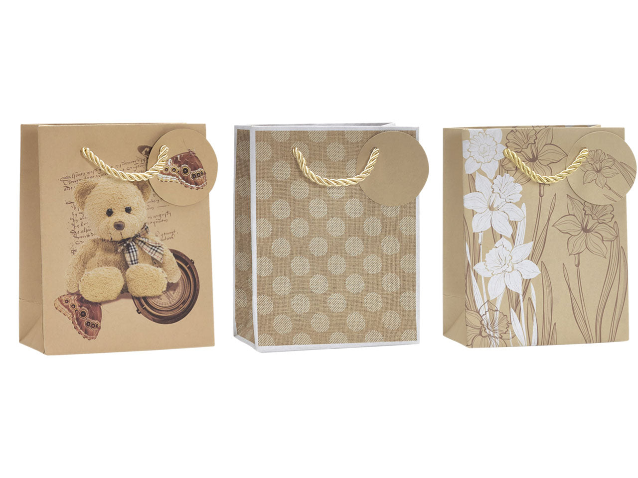 Borsa sand kraft extra-small 11,5x6x14,5cm assortita