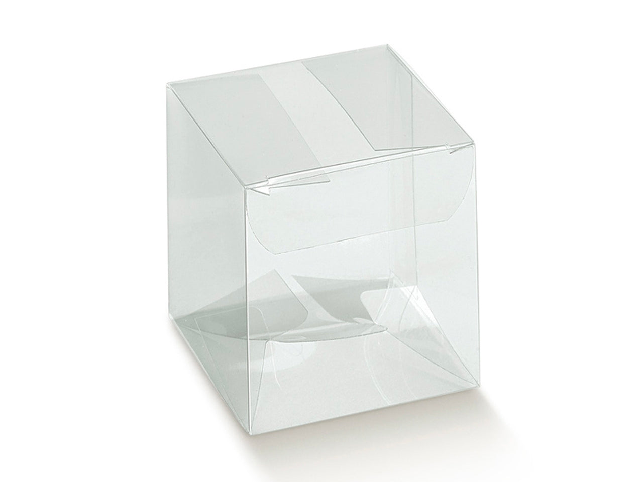 Scatola pet trasparente 8x8x9cm