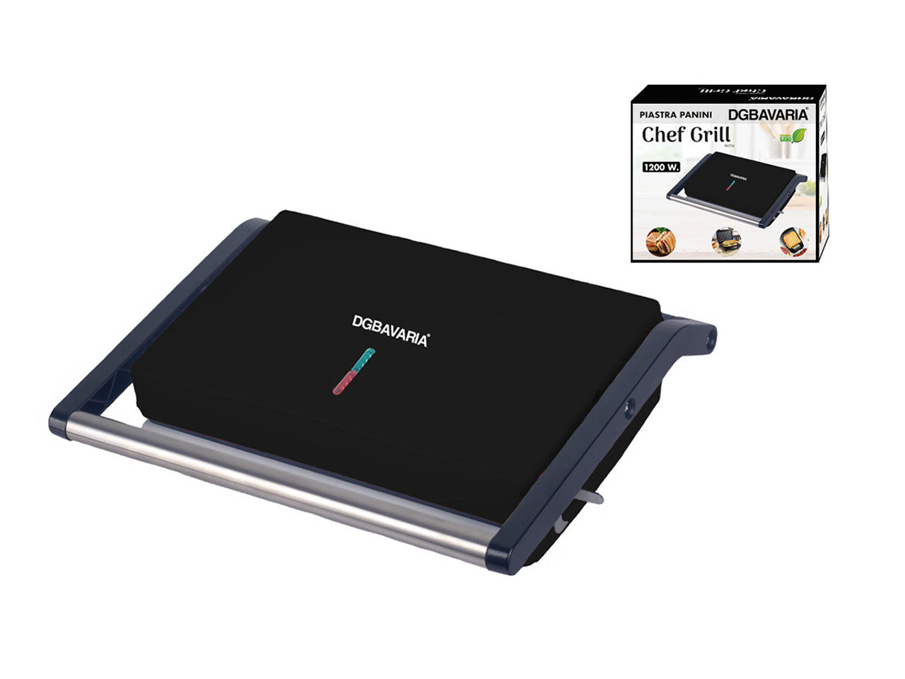Piastra 1200w nera