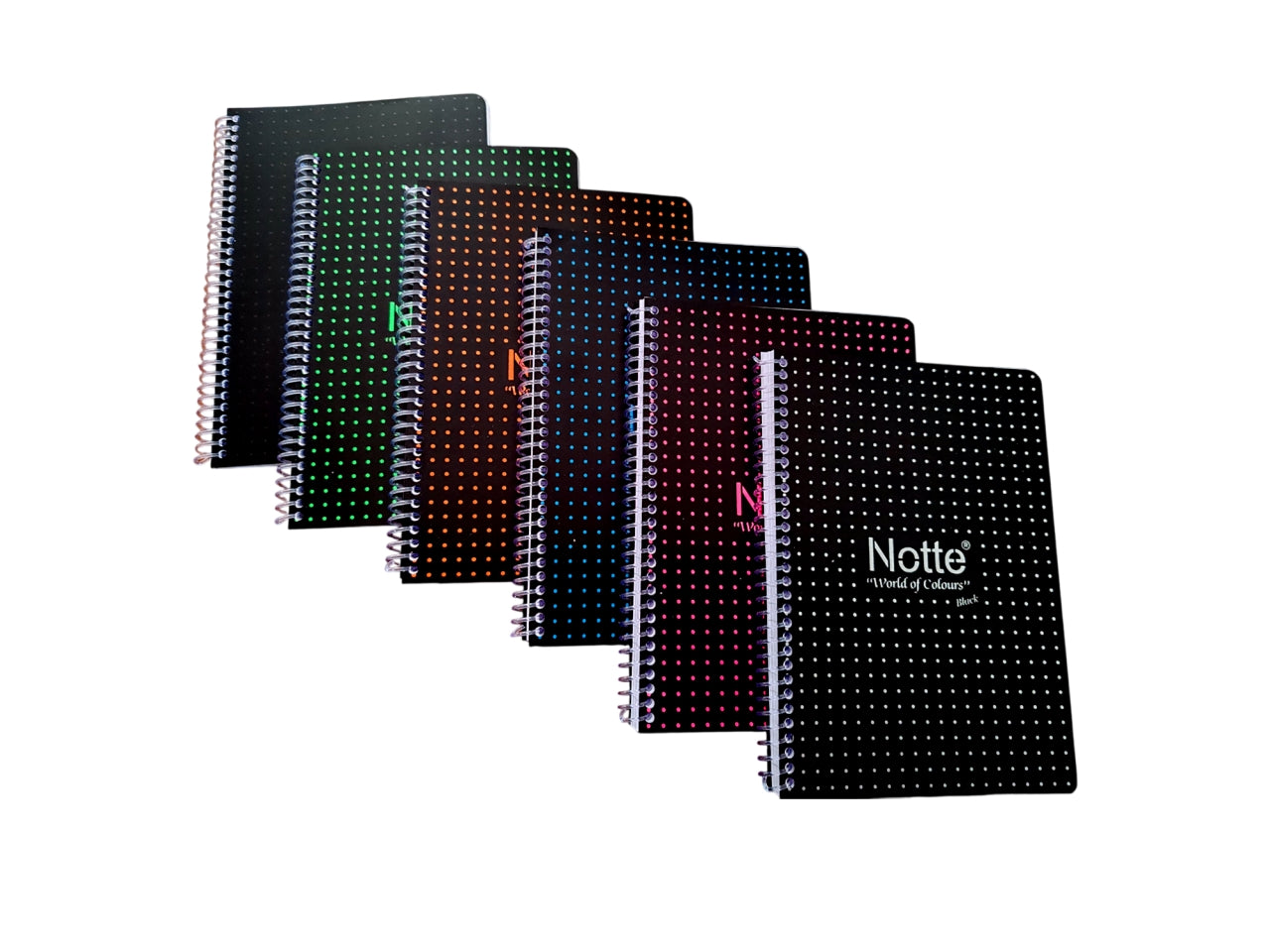 Notte quaderno maxi A4 con spirali e copertina plastificata 1R