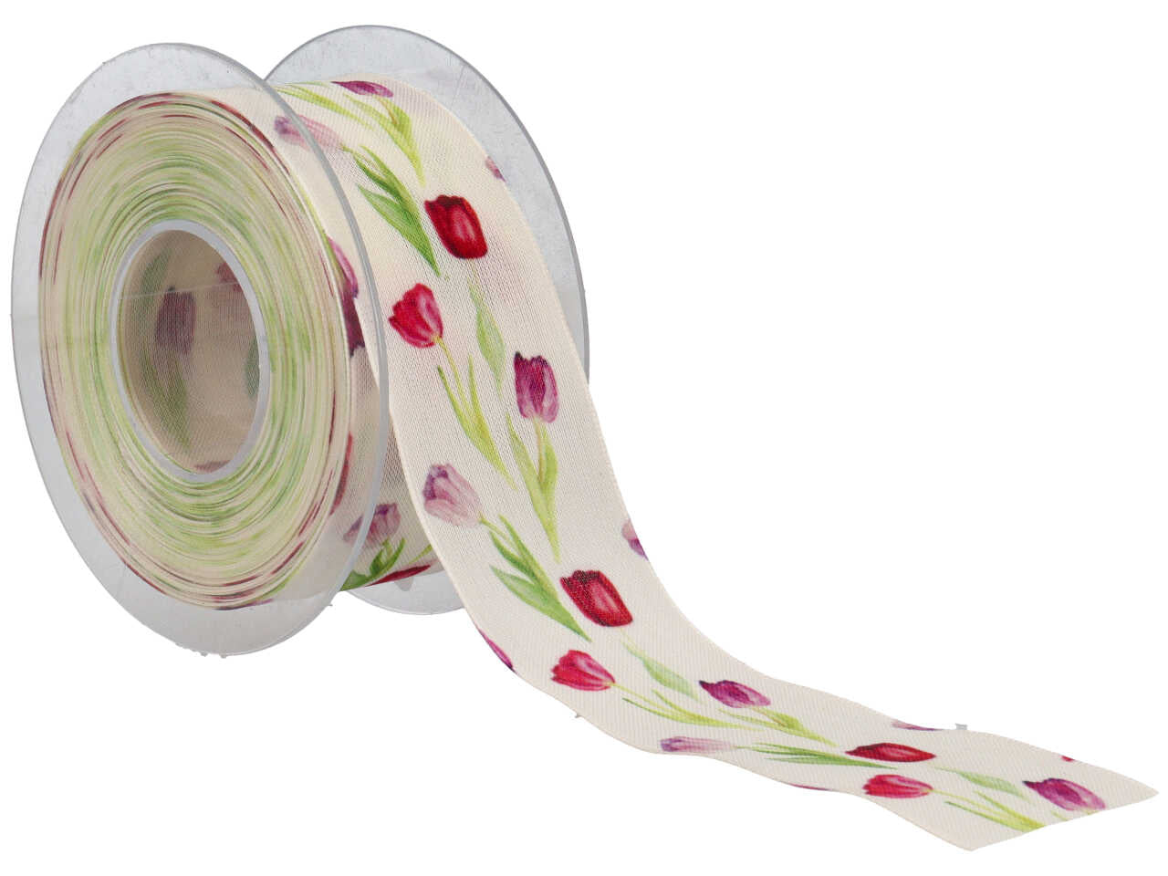 Nastro henry tulipani 40mmx15mt panna