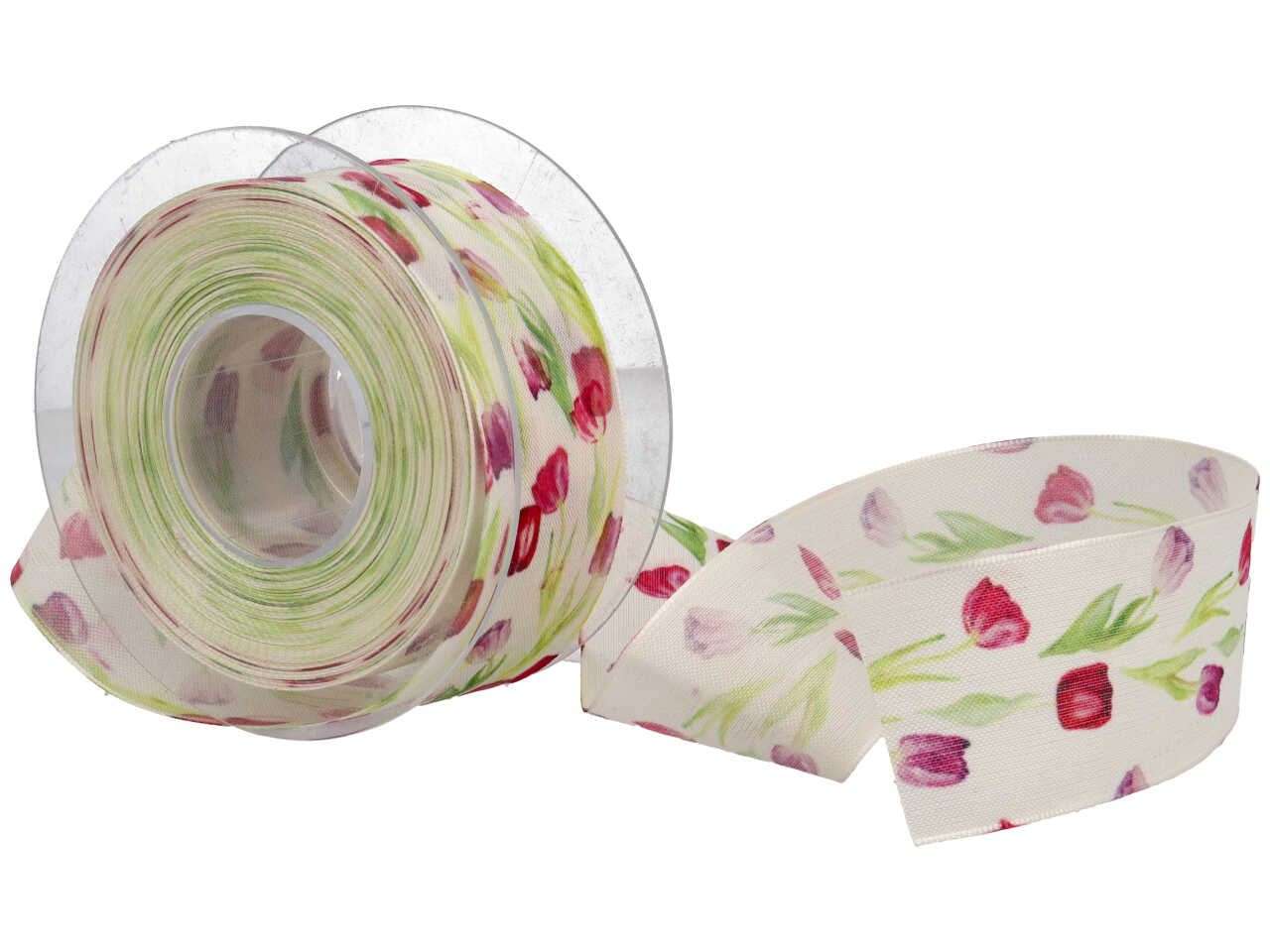 Nastro henry tulipani 40mmx15mt panna