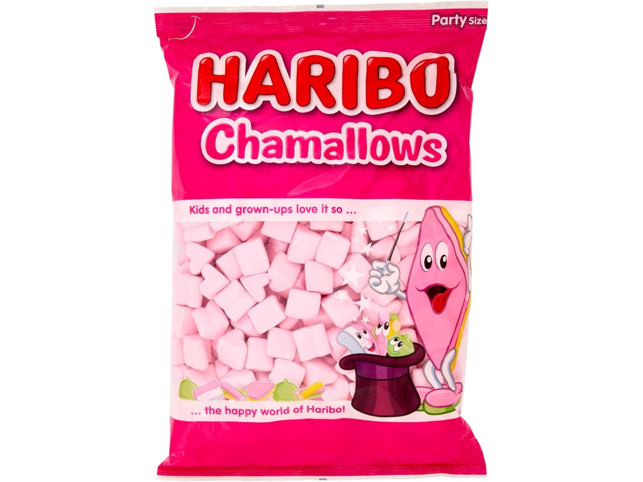 Haribo chamallows cuori rosa 1Kg
