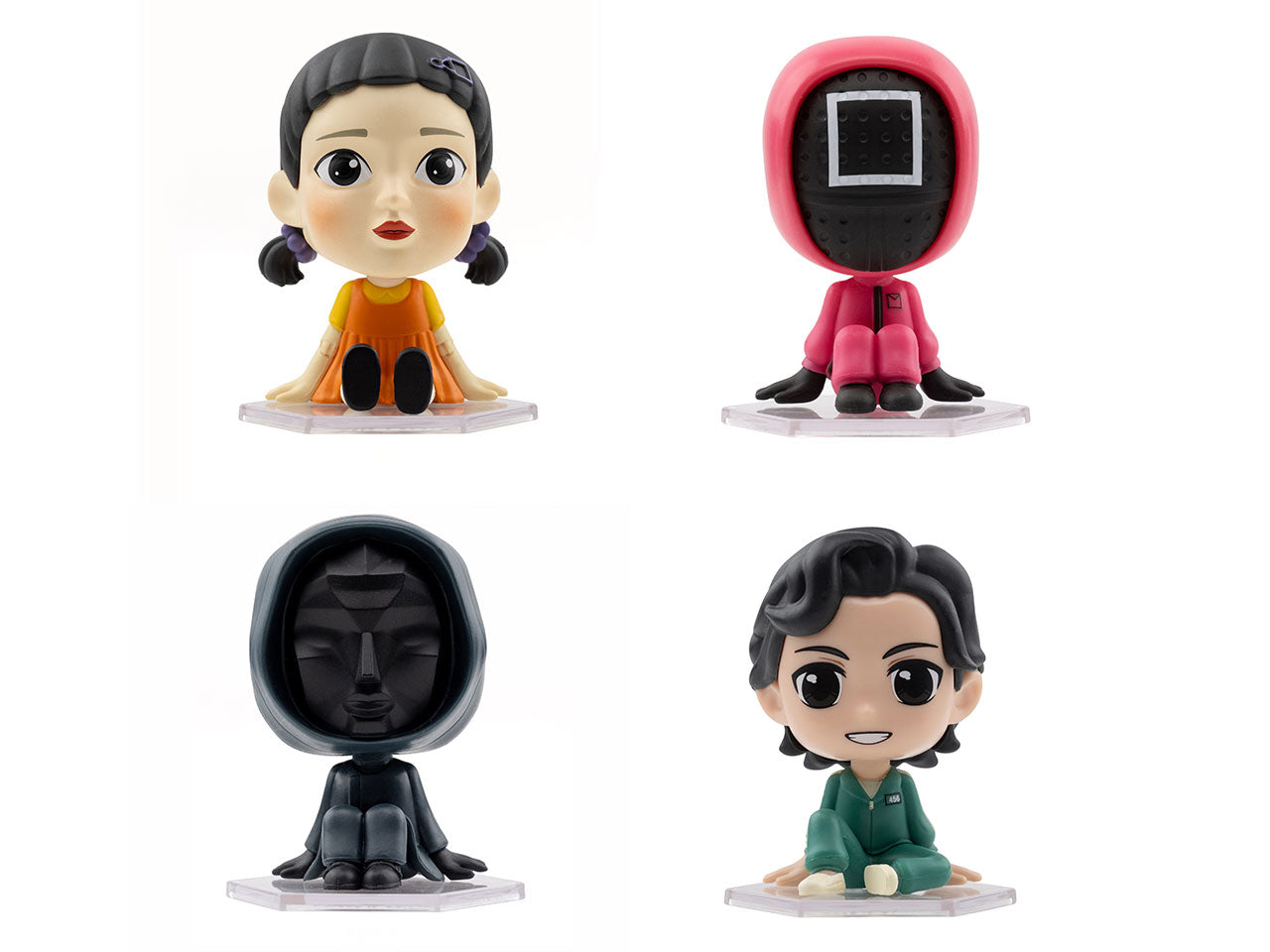 Squid game bobble hero personaggi assortiti