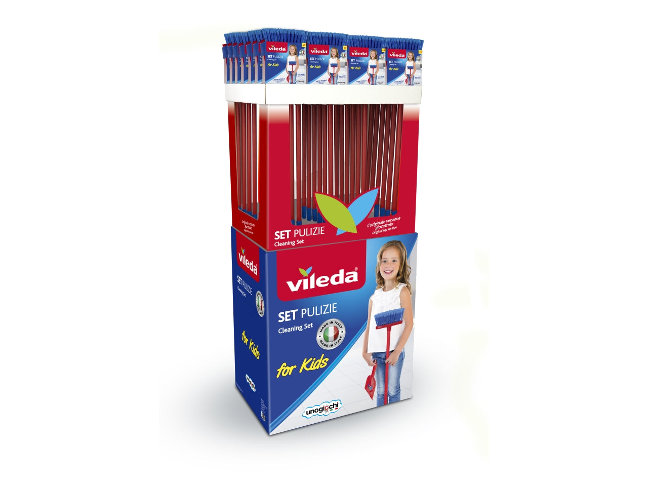 Set pulizia vileda scopina