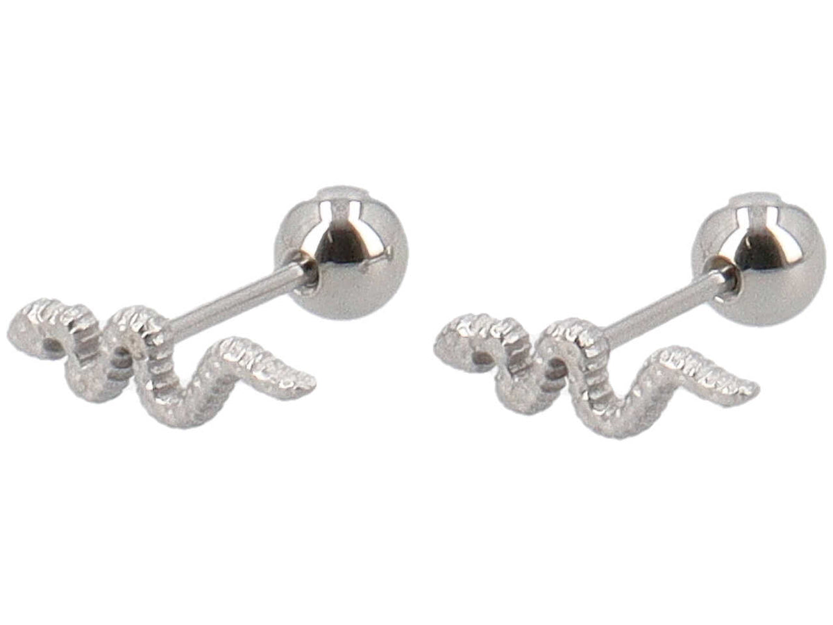 Orecchino piercing serpente