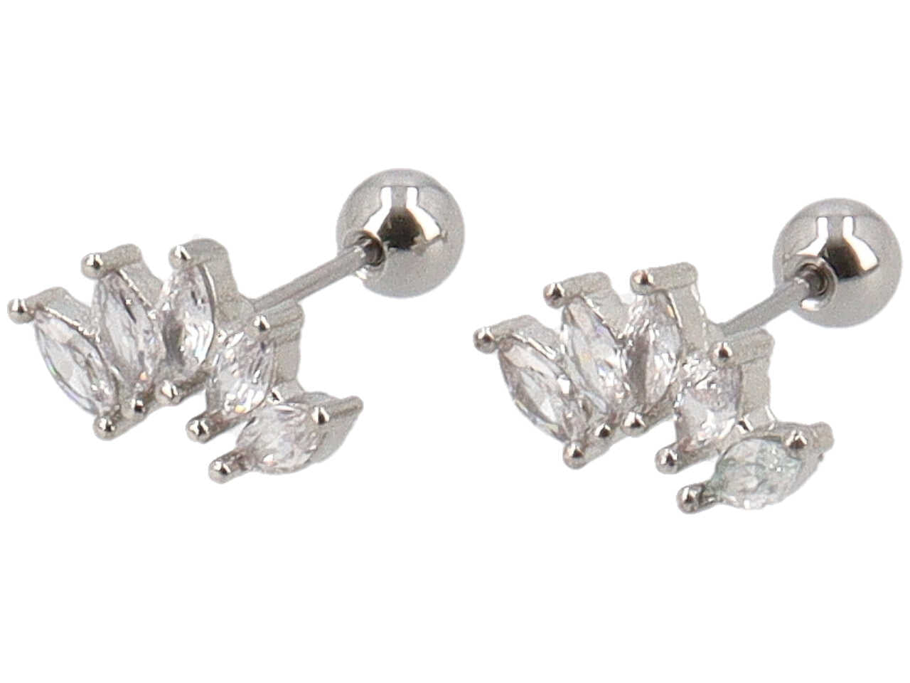 Orecchino piercing cresta 5 navette