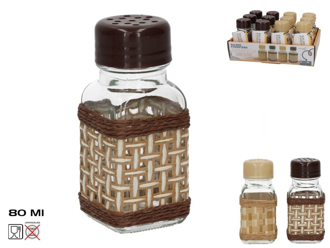 Saliera in vetro 80ml