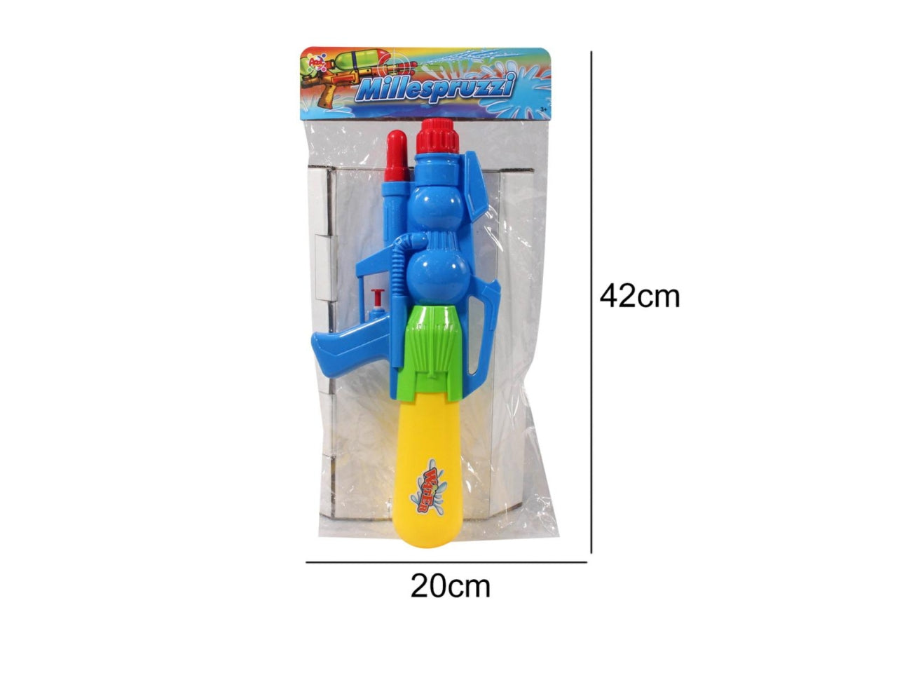 Pistola ad acqua in 2 colori assortiti