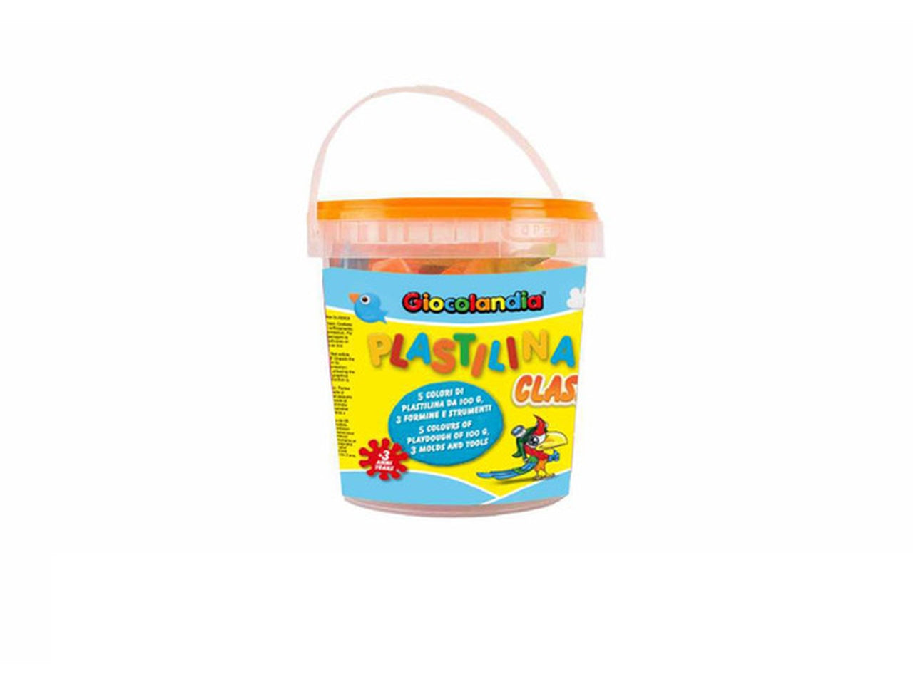 Plastilina in secchiello da 500gr classic