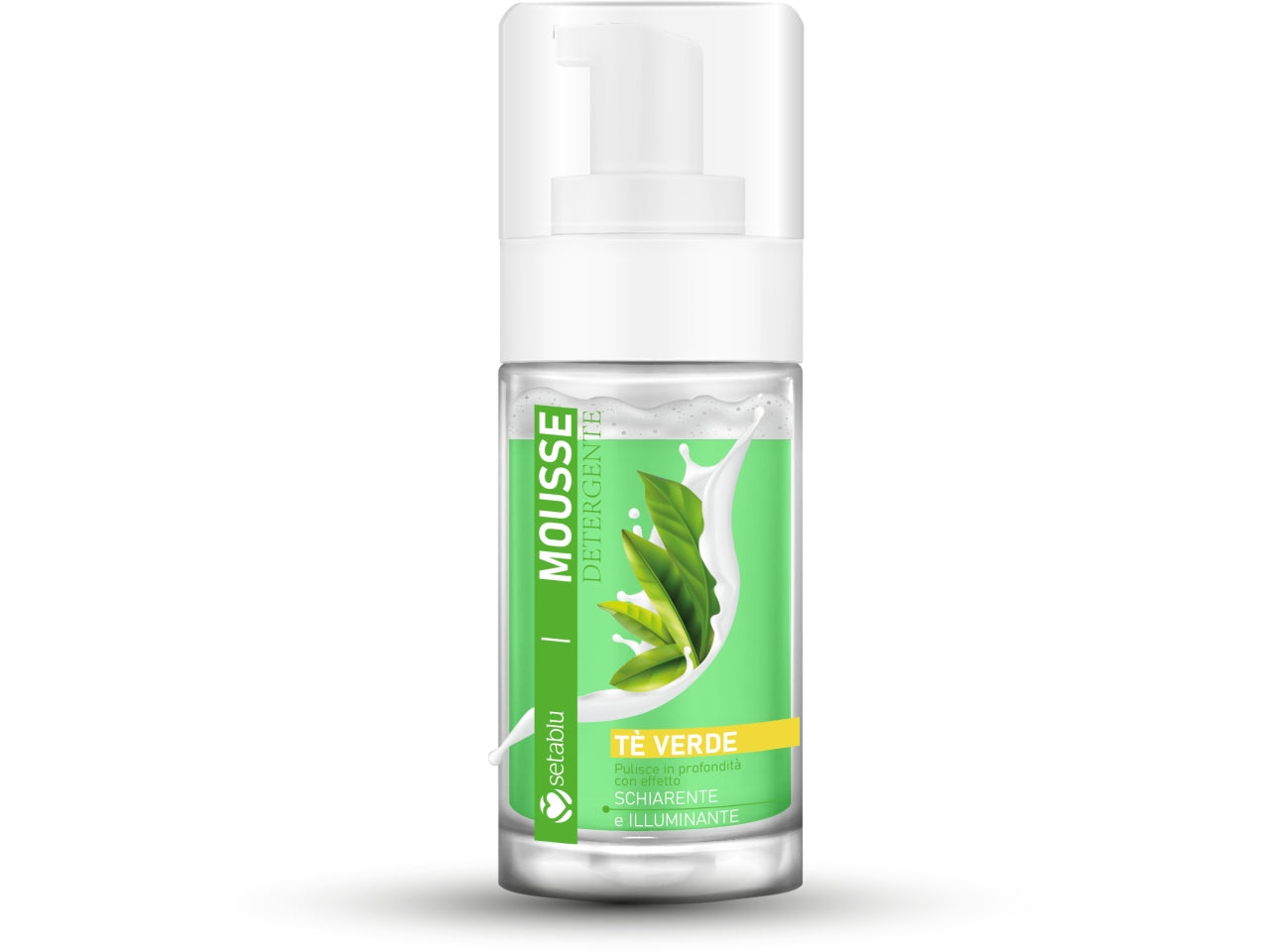 Mousse detergente bifasica 120ml tÃ¨ verde