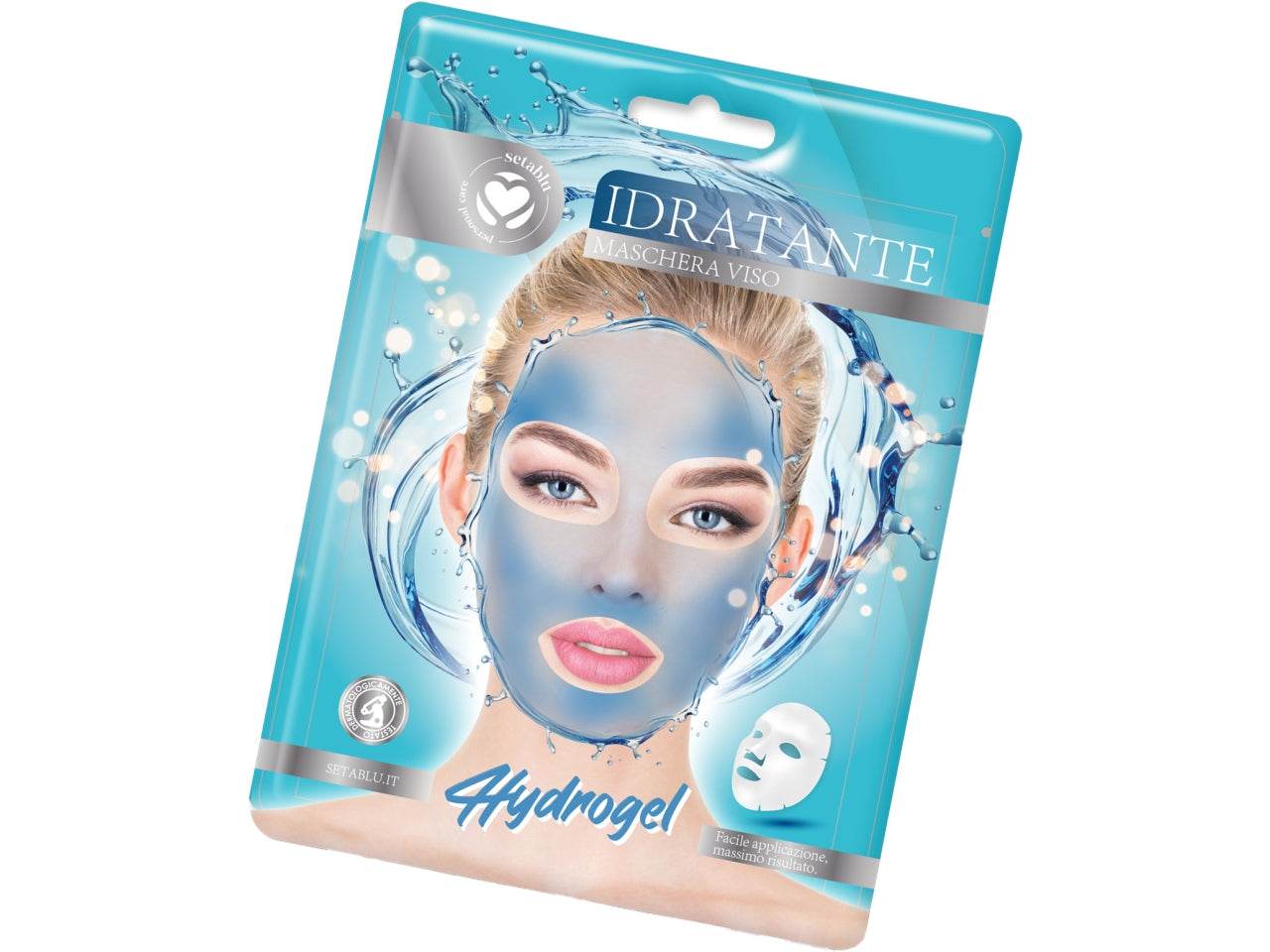Maschera viso idratante silver
