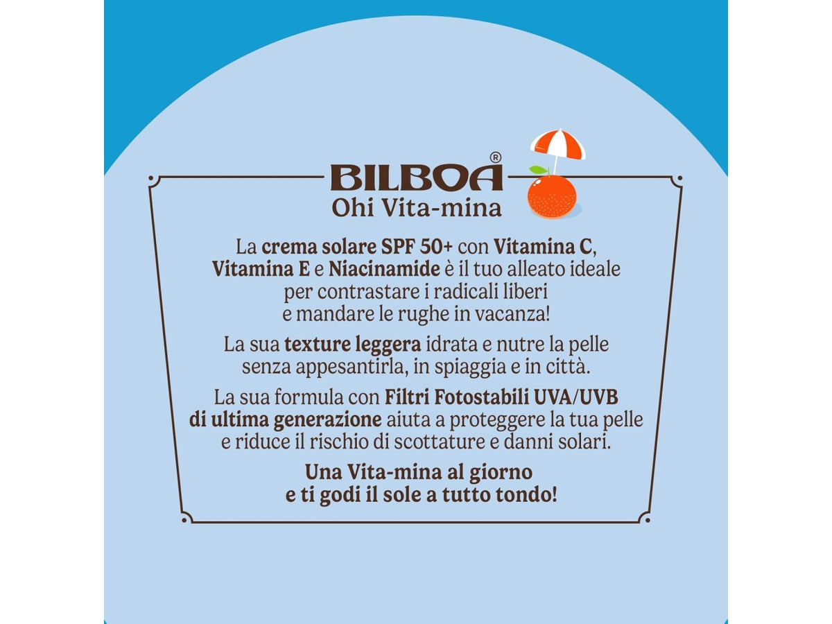 Bilboa ohi vitamina viso spf 50+ con multivitamina
