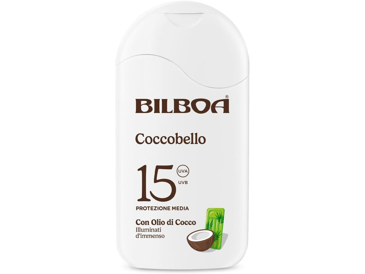 Bilboa coccobello crema spf 15 con olio di cocco