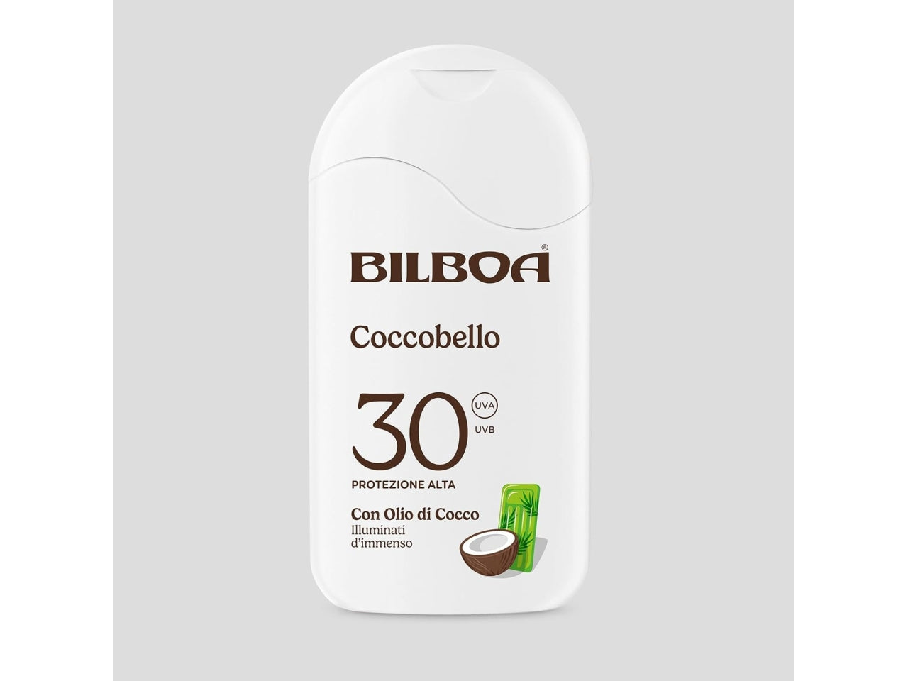 Bilboa coccobello crema spf 30 con olio di cocco