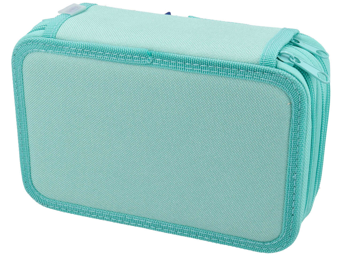 Astuccio 3zip pastel/neon con 12 pastelli e 18 pennarelli