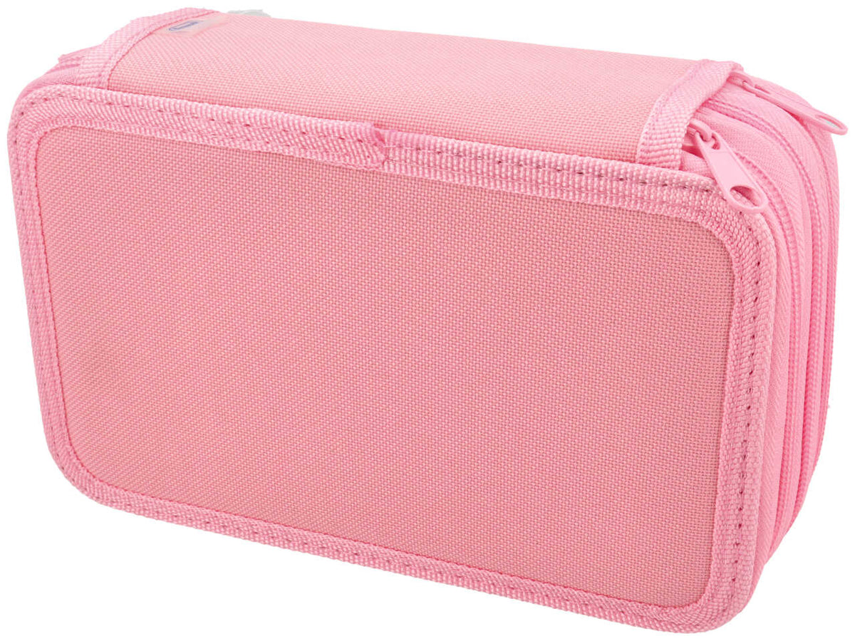 Astuccio 3zip pastel/neon con 12 pastelli e 18 pennarelli
