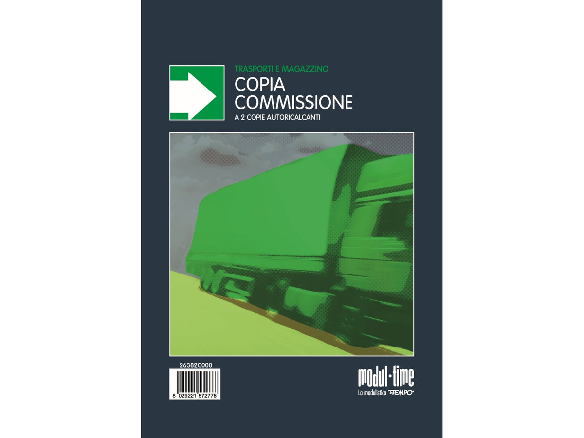 Copia commissione 50x2 copie autoricalcante 21,5x14,8cm