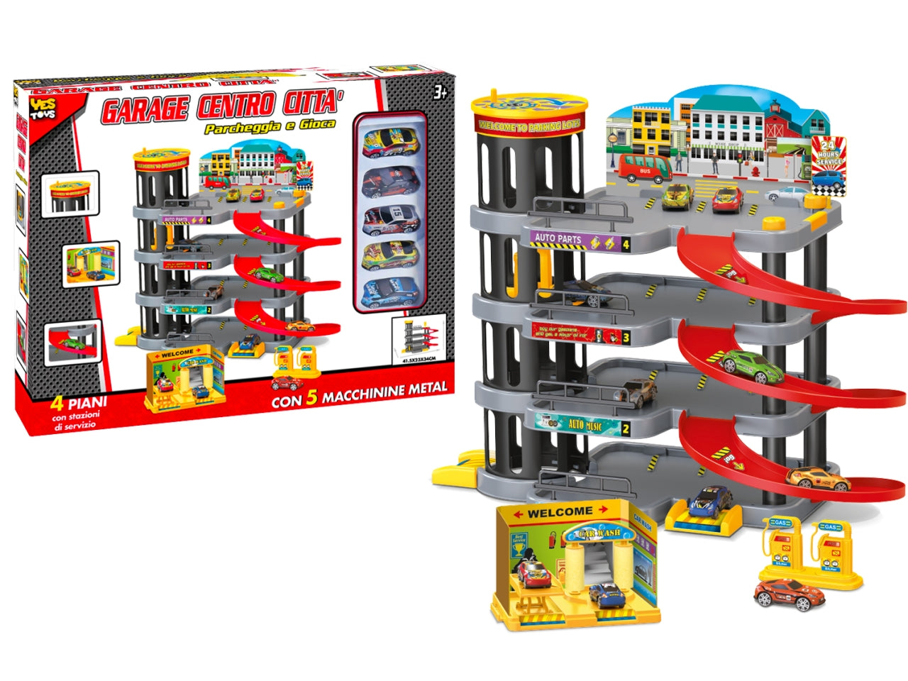 Maxi garage citta' con 5 auto