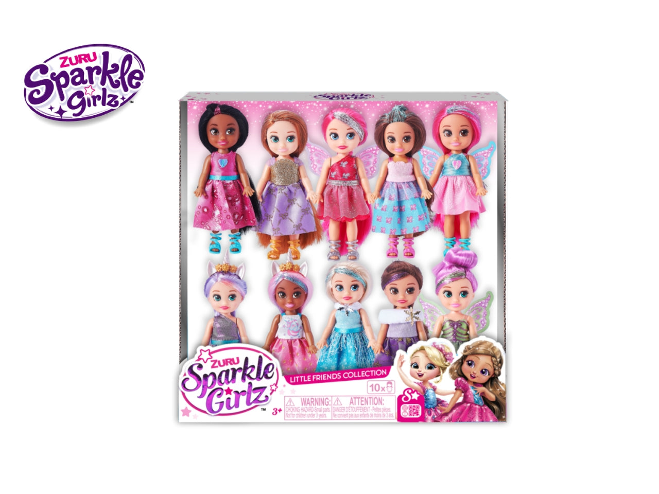 Sparkle girlz collezione 10 mini doll
