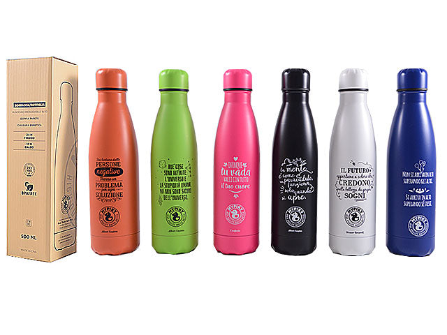 Bottiglia termica 500ml aforismi
