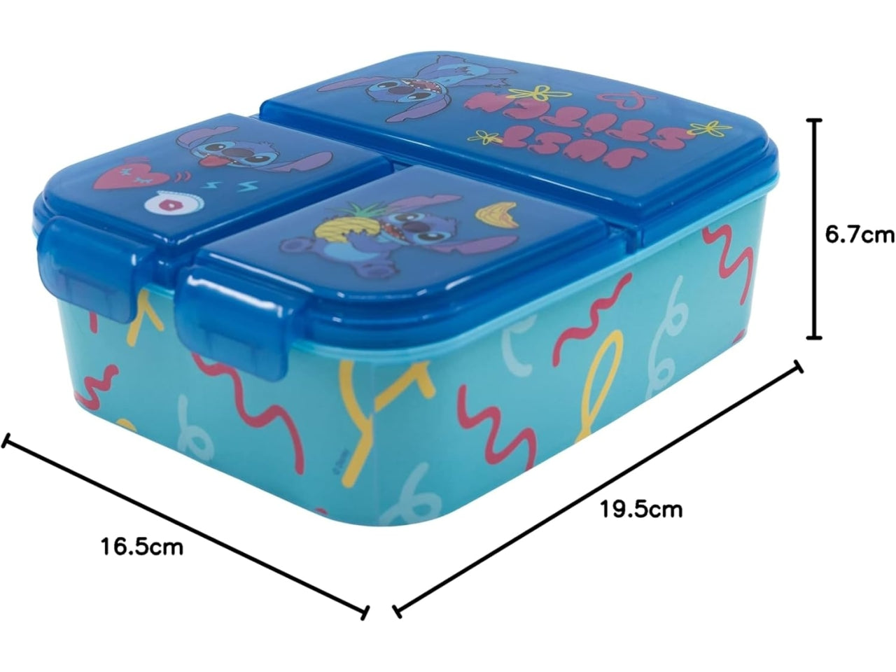 Stitch portamerenda multi scomparto