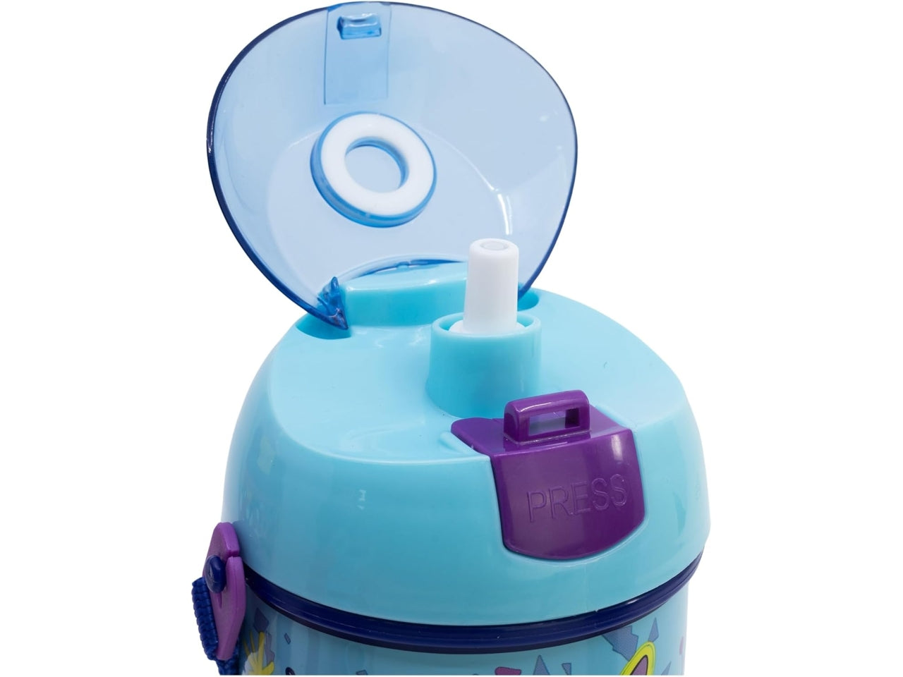 Stitch borraccia pop up 450ml con tracolla