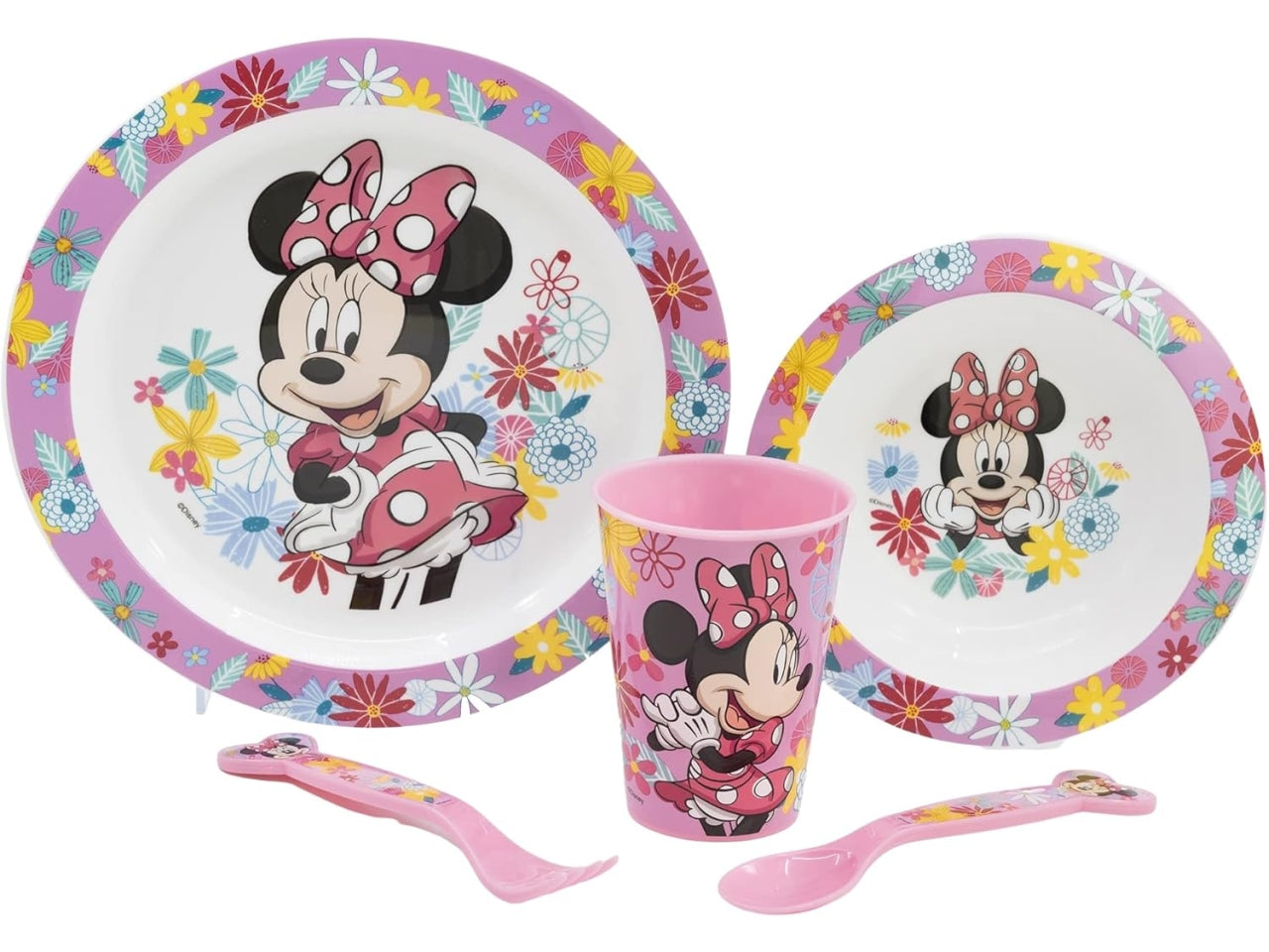 Minnie set pappa 5 pezzi per microonde