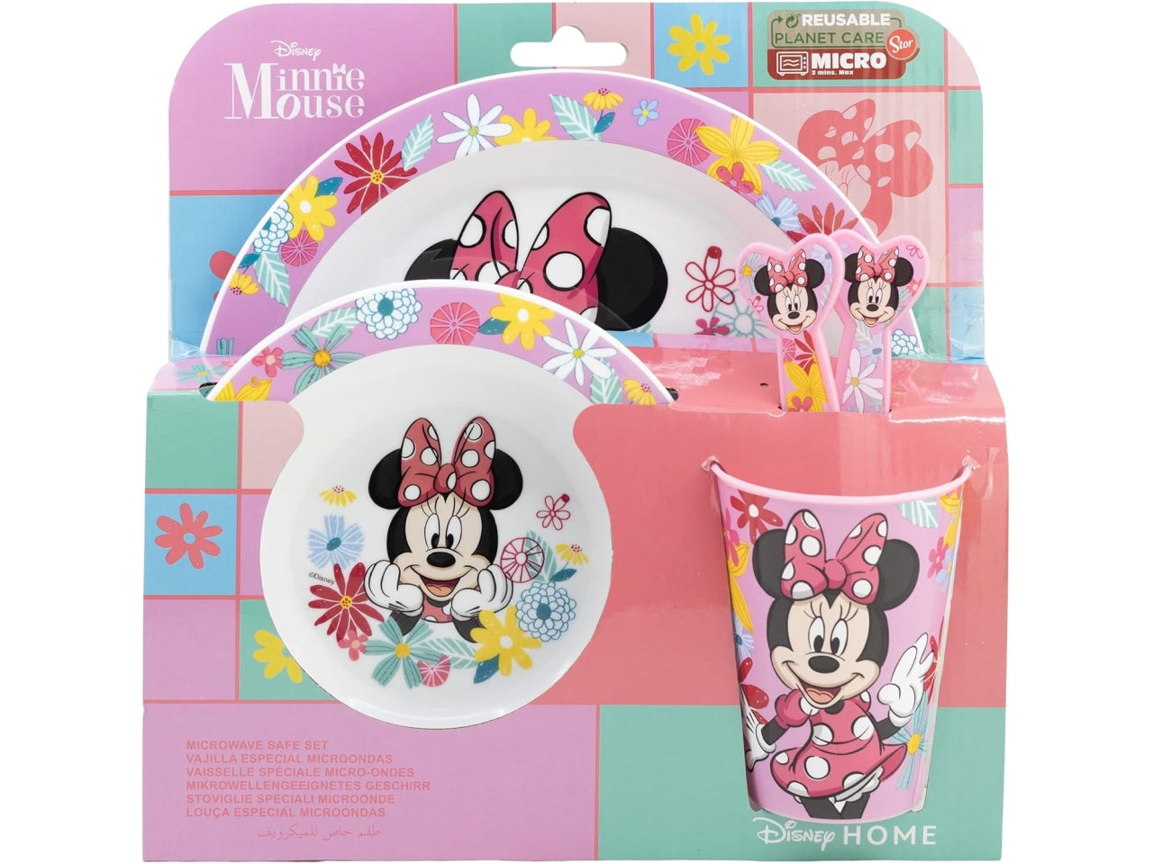 Minnie set pappa 5 pezzi per microonde