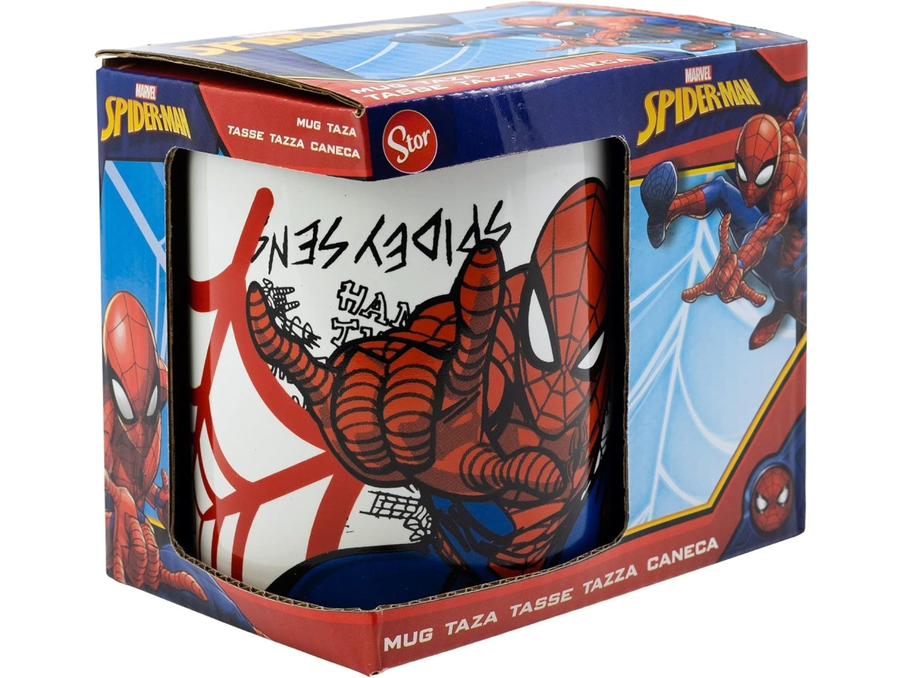 Spiderman tazza in ceramica 320ml gift box