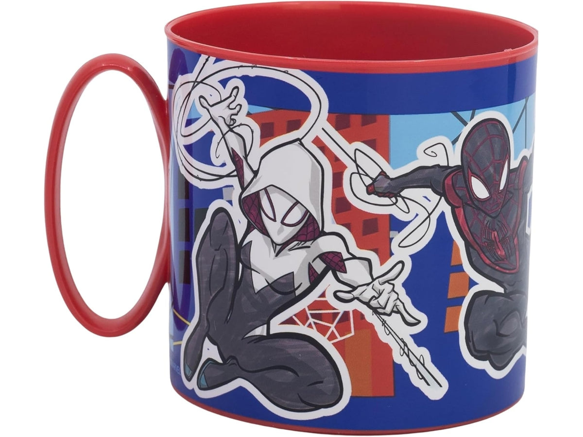 Spiderman tazza in plastica 350ml per microonde