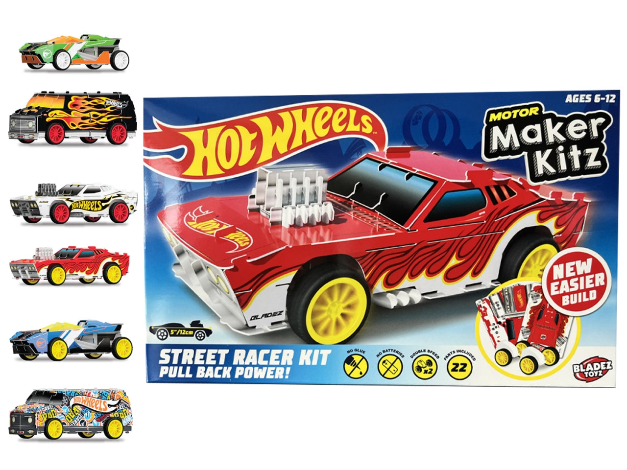 Hot wheels auto street racer motorizzate