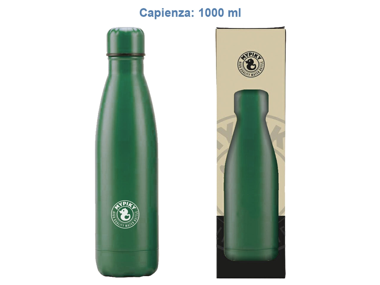 Mypiky borraccia termica verde pino d.p. 1000ml