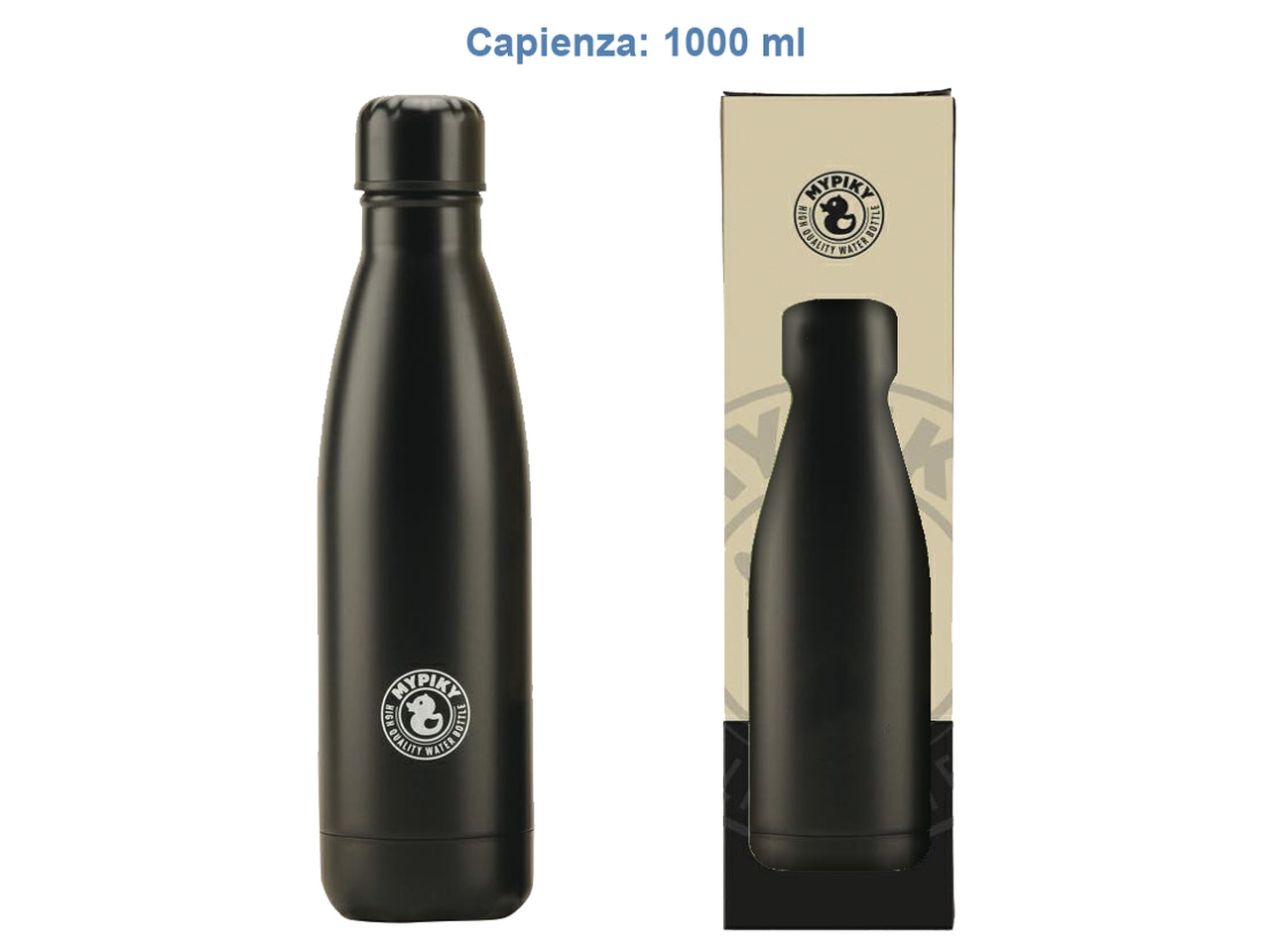 Mypiky borraccia termica nera d.p. 1000ml