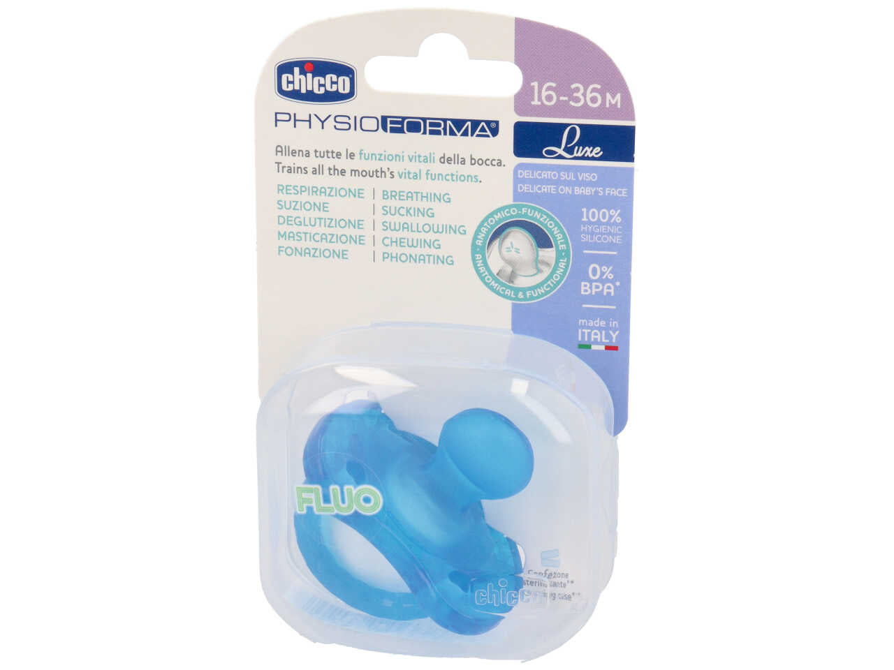 Gommotto luxe fluo colore blu 16-36 mesi