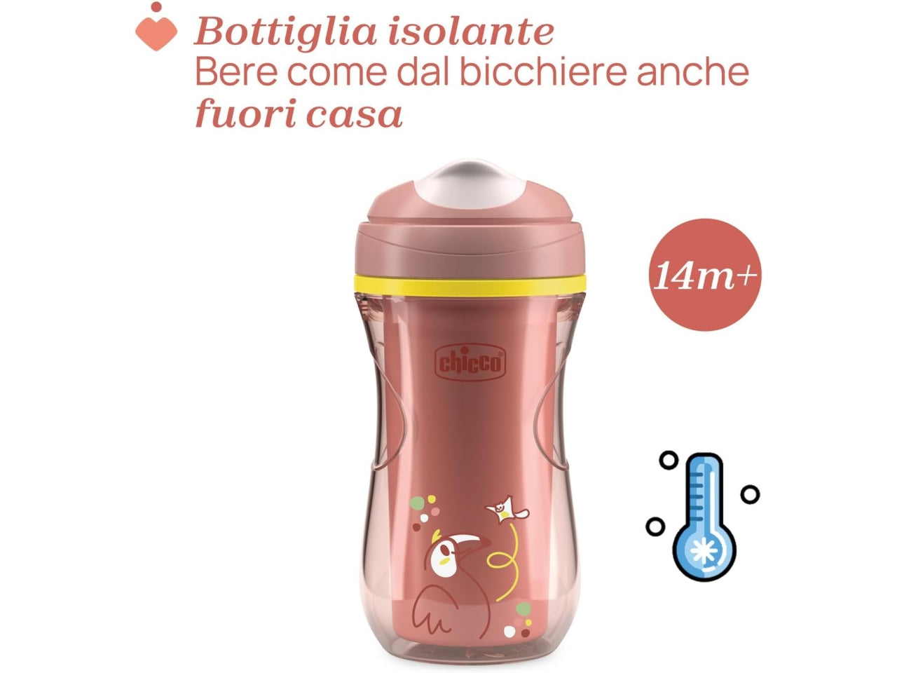 Tazza active rosa 14 mesi+
