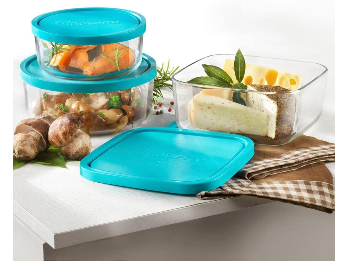 Contenitore in vetro Frigoverre 18cm con coperchio
