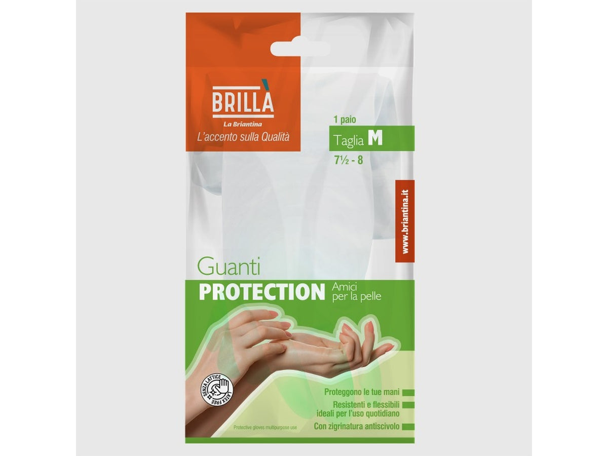 Guanti protection verde taglia m in pvc