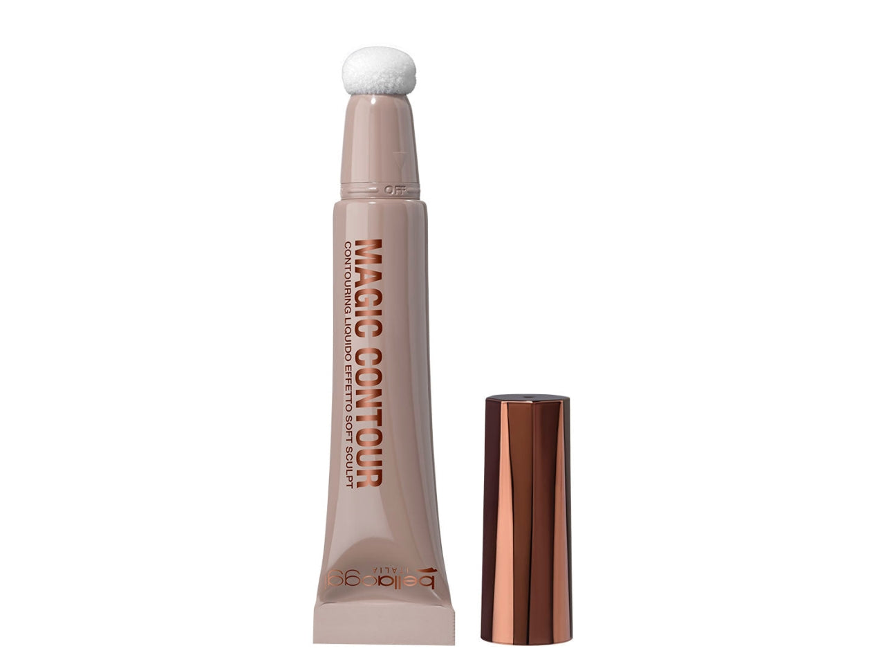 Bellaoggi Macgic contour applicatore a spugnetta facile da usare per picchiettare e sfumare sulle aree da definire, come l'incavo delle guance, i lati della fronte, le mascelle e il naso.