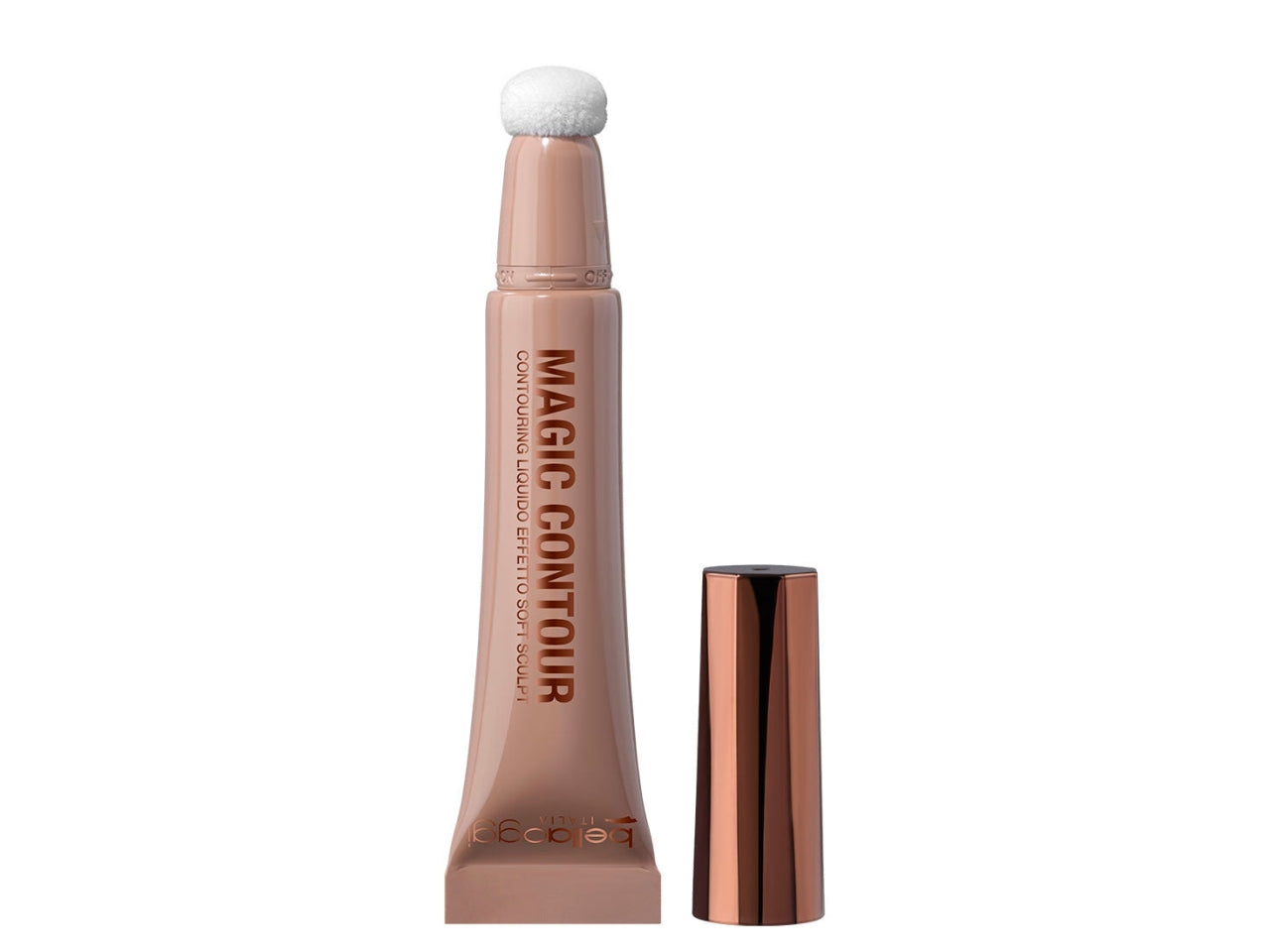 Bellaoggi Macgic contour applicatore a spugnetta facile da usare per picchiettare e sfumare sulle aree da definire, come l'incavo delle guance, i lati della fronte, le mascelle e il naso.