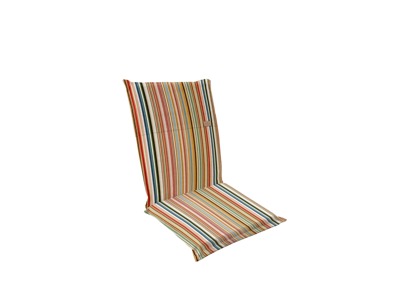Cuscino per sedia da giardino con spalla media 100x50x4,5cm rigato