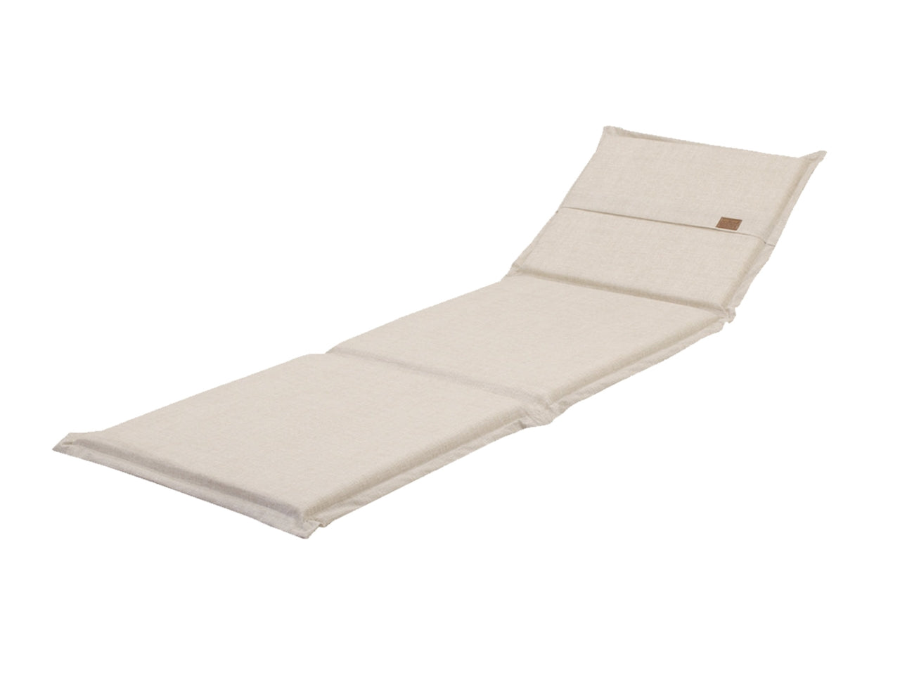 Materassino per lettino mare in tessuto antigoggia 180x60x4,5cm bianco