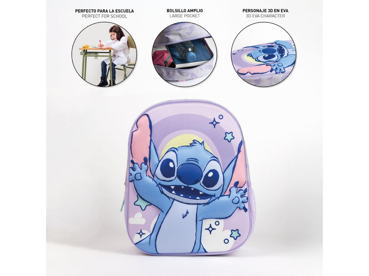 Zaino per bambini 3D personaggio Stitch