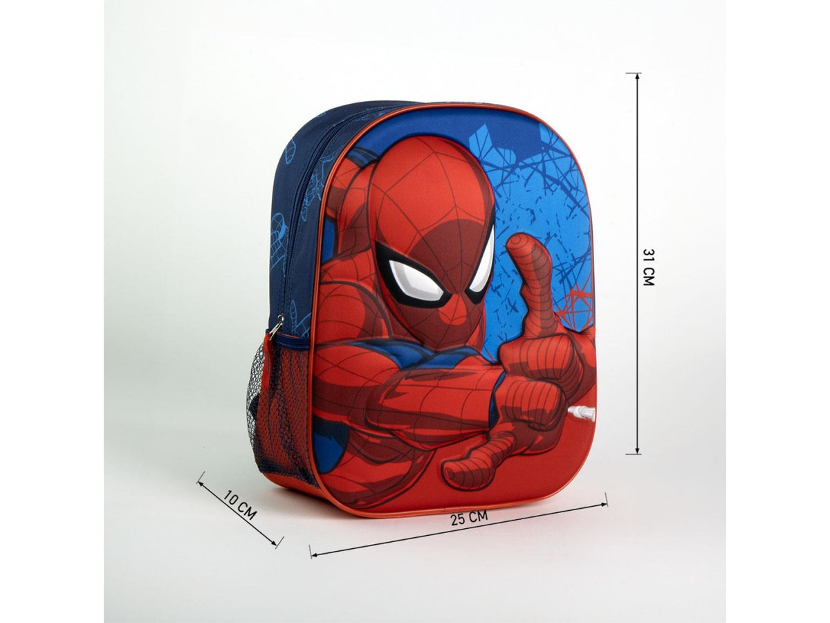 Zaino per bambini 3D con personaggio Spiderman