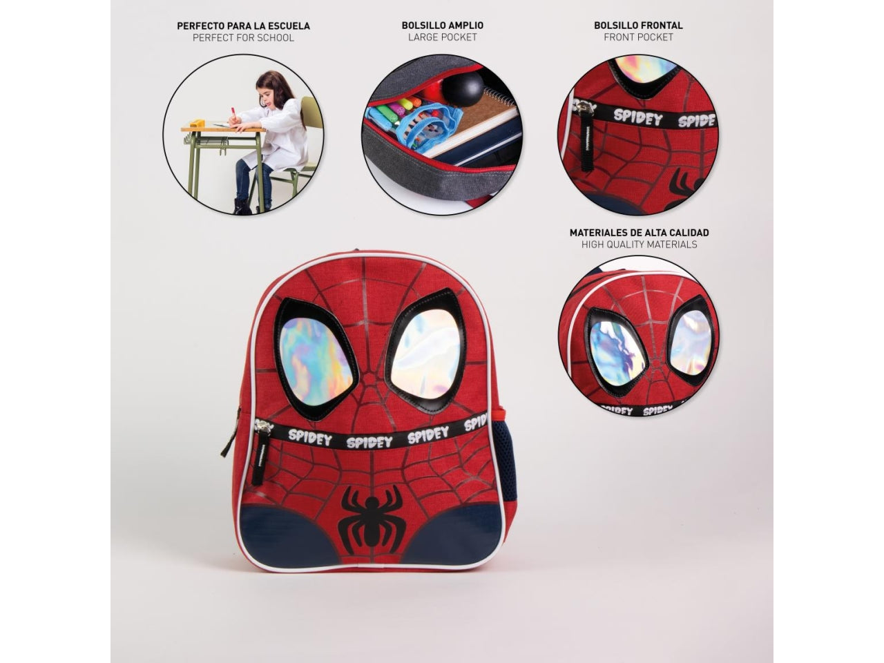 Zaino asilo con personaggio Spidey